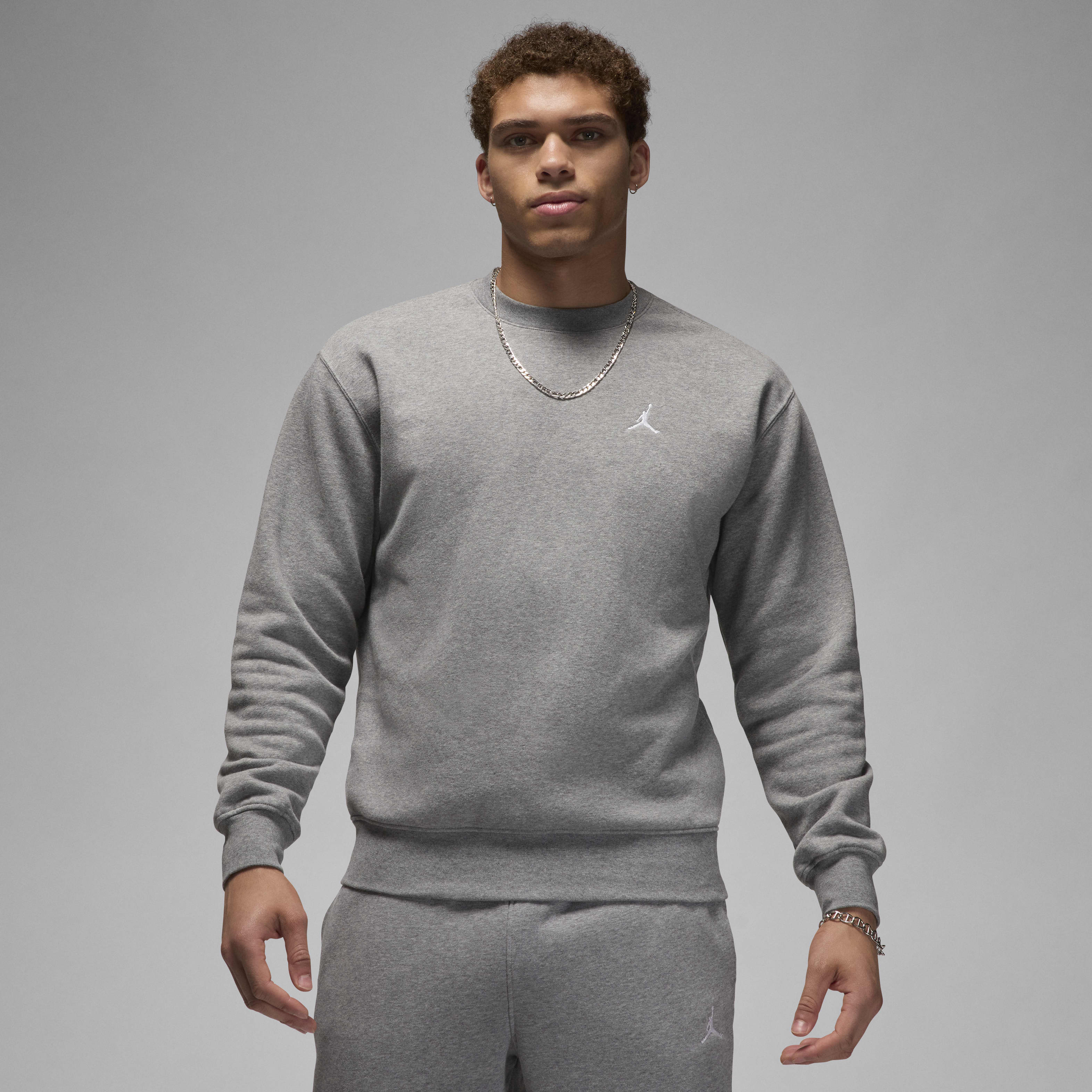 Nike Jordan Brooklyn Fleece Men s Crew Neck Sweatshirt King s Cross